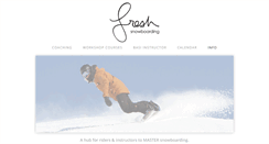 Desktop Screenshot of freshsnowboarding.com